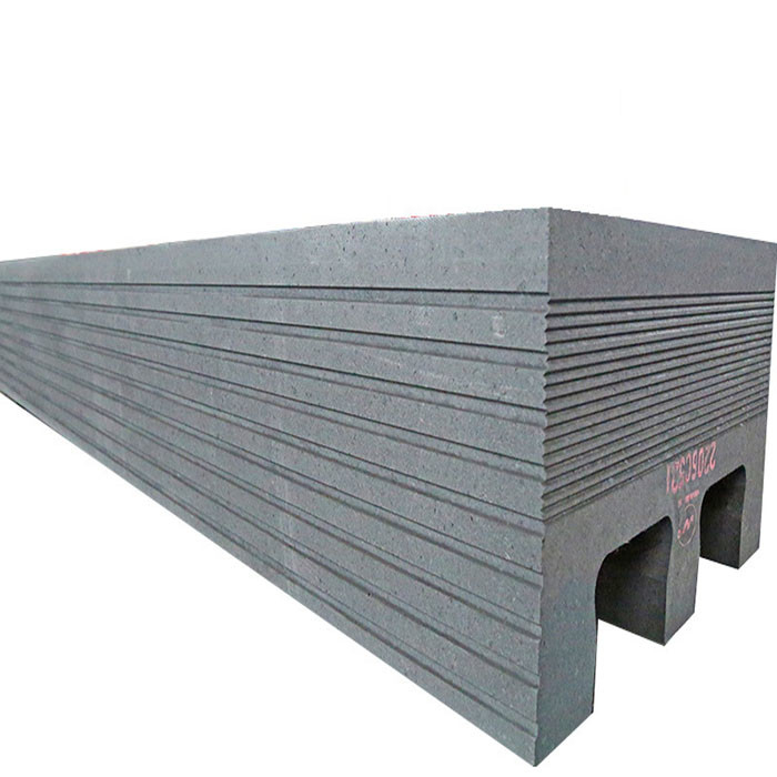 Kháng điện 4-6 μΩm Graphite Cathode Carbon Block cho pin điện phân nhôm