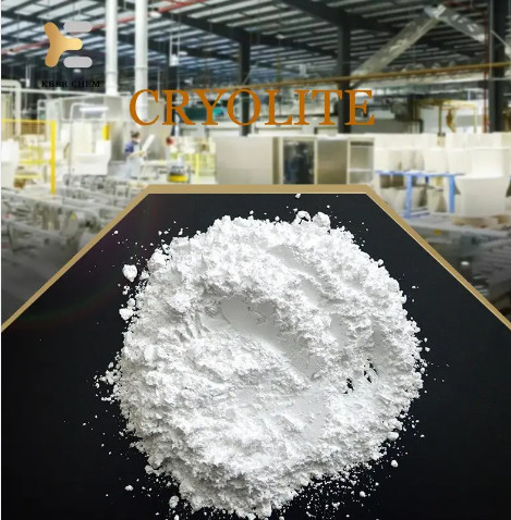 Chất phản ứng lớp Cryolite tổng hợp 99% Na3AIF6 Cho các chất loại bỏ sủi được sử dụng làm luồng cho điện phân nhôm