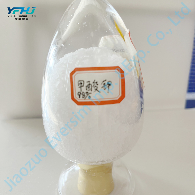 Chất lượng cao nhất Trọng lượng phân tử 84.12 Bột tinh thể màu trắng HCOOK Potassium Formate Sử dụng trên đường bộ