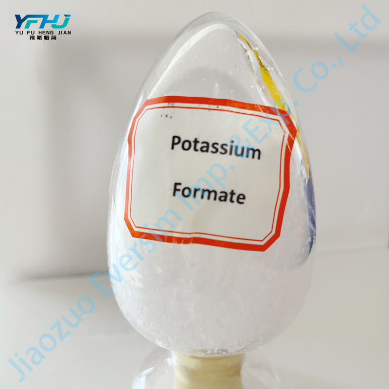 Chất lượng cao nhất Trọng lượng phân tử 84.12 Bột tinh thể màu trắng HCOOK Potassium Formate Sử dụng trên đường bộ