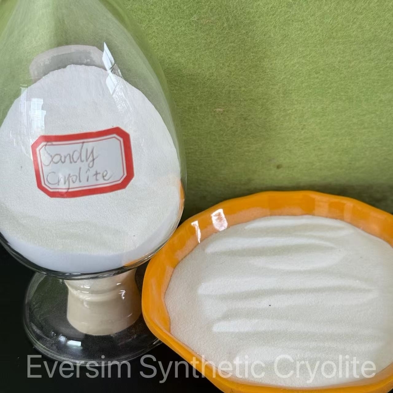Sản phẩm hóa chất CAS15096-52-3 Cryolite tổng hợp Na3AlF6 màu trắng dạng hạt dùng cho ngành công nghiệp gốm sứ