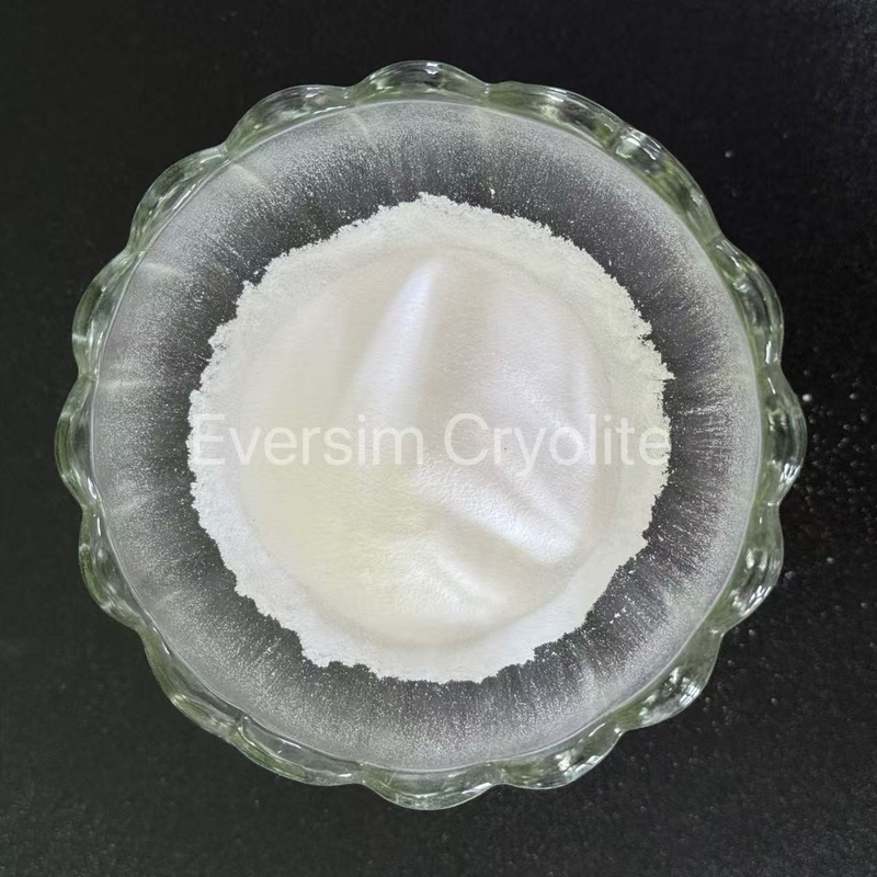 Sản phẩm hóa chất CAS15096-52-3 Cryolite tổng hợp Na3AlF6 màu trắng dạng hạt dùng cho ngành công nghiệp gốm sứ