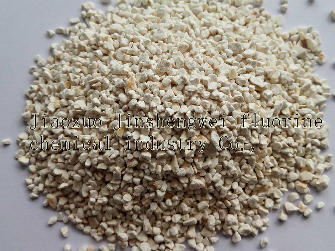 Sản phẩm hóa chất dạng hạt màu trắng CAS13775-53-6 Cryolite tổng hợp Na3alf6 dùng cho ngành điện phân nhôm
