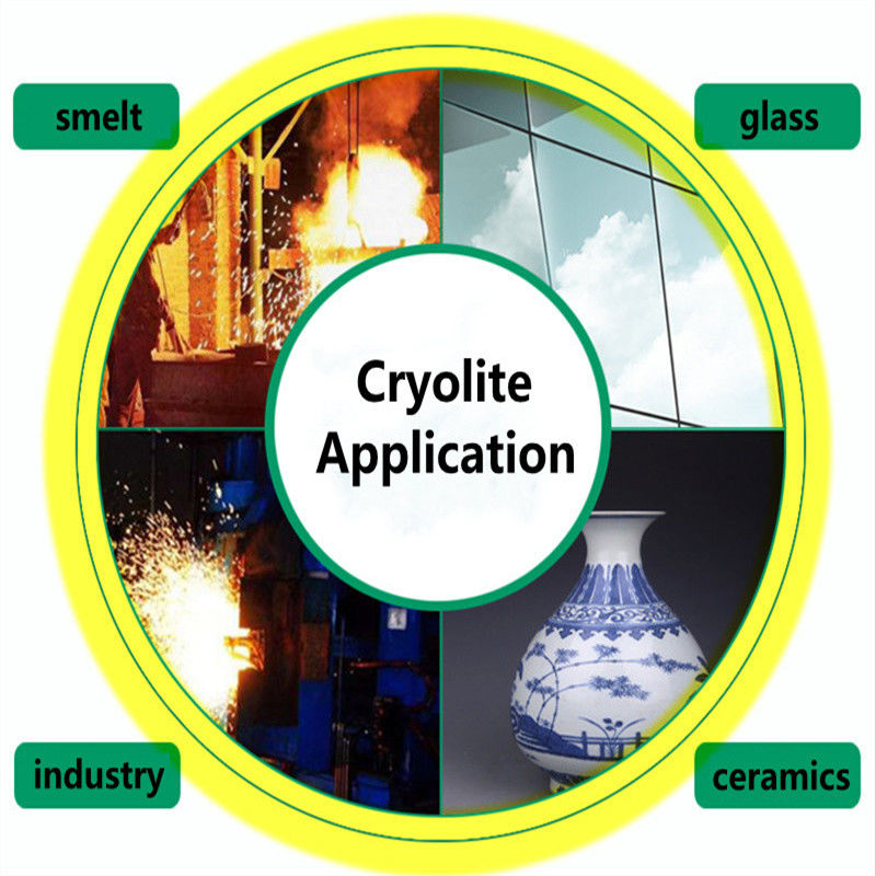Kali Cryolite chất lượng cao 13775-52-5 cho chất hàn kali nhôm florua